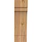 Ekena Millwork 5 1/2"W x 6"D x 18"H Merced Smooth Knee Brace, Western Red Cedar BRC06X06X18MRC00SWR - alternate 2